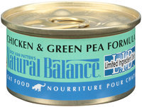 Dick Van Patten's Natural Balance® L.I.D. Limited Ingredient Diets® Chicken & Green Pea Formula Wet Cat Food 3 oz. Can