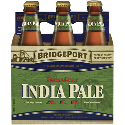 Bridgeport India Pale Ale 12 Oz Beer 6 Pk Glass Bottles