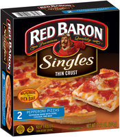 Red Baron® Singles Thin Crust Pepperoni 2 ct. Box