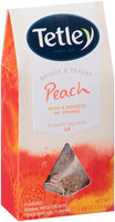 Tetley Bright & Peachy Peach Tea Pyramid Infusers 18 ct Bags