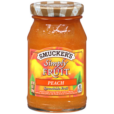Smucker's® Simply Fruit® Peach Spreadable Fruit 10 oz. Jar