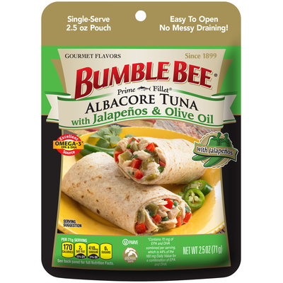Bumble Bee® Albacore Tuna with Jalapenos & Olive Oil 2.5 oz. Pouch
