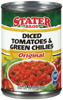 Stater Bros.® Original Diced Tomatoes & Green Chiles 10 oz Can