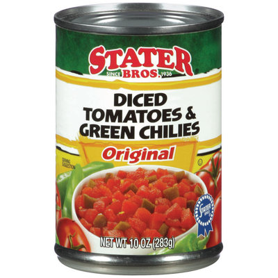 Stater Bros.® Original Diced Tomatoes & Green Chiles 10 oz Can