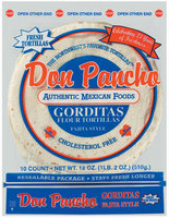 Don Pancho Gorditas Fajita Style 10 Ct Flour Tortillas 18 Oz Bag