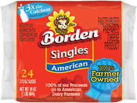 Borden® American Cheese Singles 24 ct Pack