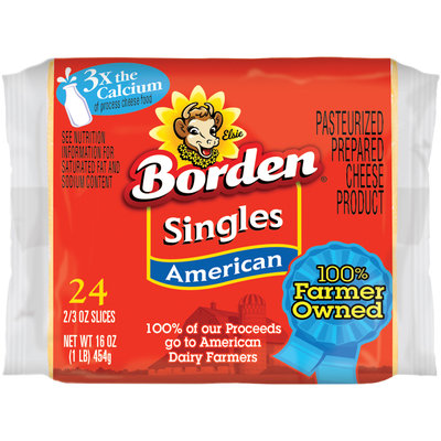 Borden® American Cheese Singles 24 ct Pack