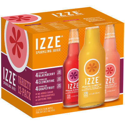 IZZE® Sparkling Juice Variety 12-Pack 12-12 fl. oz. Glass Bottles