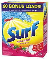 Surf Aloha Splash 240 Loads Laundry Detergent 312 Oz Box