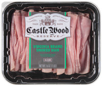 Castle Wood® Reserve Sliced Virginia Brand Smoked Ham 16 oz. Tray
