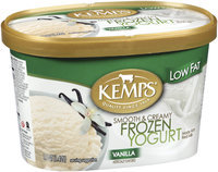 Kemps Vanilla Low Fat Frozen Yogurt 1.5 Qt Carton