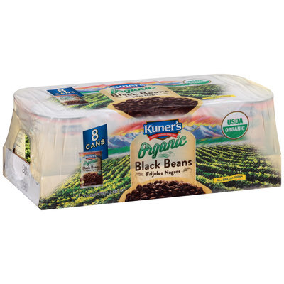 Kuner's® Organic Black Beans 8-15 oz. Cans