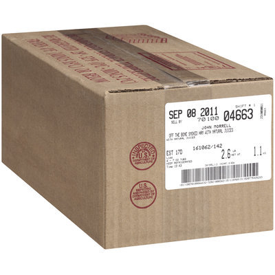 John Morrell Off The Bone Homestyle Carved Smoked Ham Lunchmeat 7 Oz Tub