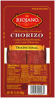 Riojano® Tradicional Chorizo 3.5 oz. Pack