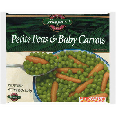 Haggen Petite Peas & Baby Carrots 16 Oz Bag