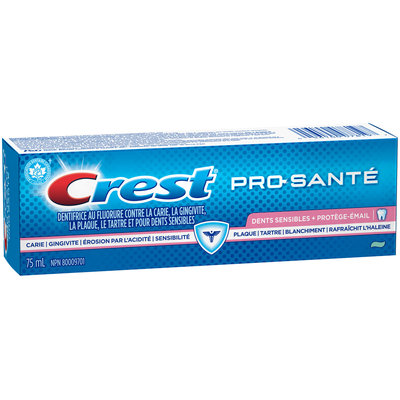 Crest Pro-Health Sensitive and Enamel Shield Toothpaste, 75 mL