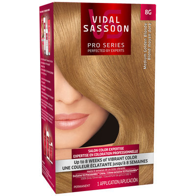 Vidal Sassoon Pro Series 8G Medium Golden Blonde Hair Color Kit