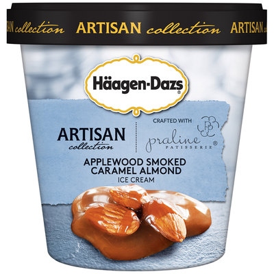 Haagen-Dazs Applewood Smoked Caramel Almond Ice Cream
