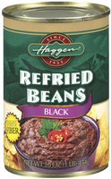 Haggen Black Refried Beans 16 Oz Can