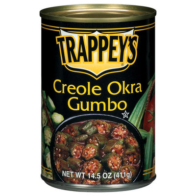 Trappey's Creole Gumbo Okra 14.5 Oz Can