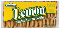 Springfield Sandwich Creme Lemon Cookies 32 Oz Tray