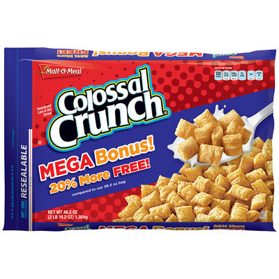 Malt-O-Meal® Colossal Crunch® Cereal 46.2 oz. ZIP-PAK®