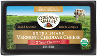 Organic Valley® Extra Sharp Vermont Cheddar Cheese