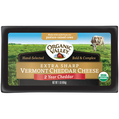 Organic Valley® Extra Sharp Vermont Cheddar Cheese