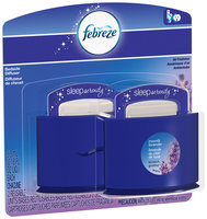Febreze Sleep Serenity Bedside Diffuser Moonlit Lavender Air Freshener Value Pack 2-0.18 fl. oz. Carded Pack