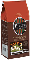 Tully's Coffee Grand Ground Dark Roast Sumatra 12 Oz Stand Up Bag