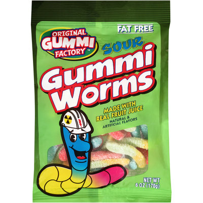 Original Gummi Factory™ Sour Gummi Worms 6 oz.