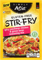 Simply Asia® Gluten-Free Stir-Fry Spicy Szechwan Chicken & Green Bean Seasoning Mix 1.13 oz. Packet