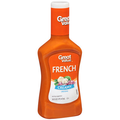 Great Value: Creamy French Dressing, 16 Oz