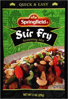 Springfield® Stir Fry Seasoning Mix. 1 oz packet.