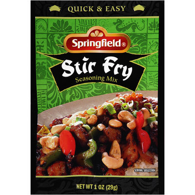 Springfield® Stir Fry Seasoning Mix. 1 oz packet.