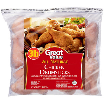 Great Value™ Chicken Drumsticks 48 oz. Bag