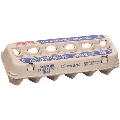Stater Bros.® Grade AA Extra Large Eggs 12 ct Carton