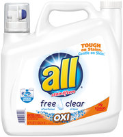 all® free clear OXI Laundry Detergent 79 Loads 141 fl. oz. Bottle