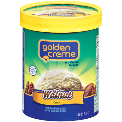 Golden Creme Walnut Ice Cream 1.75 Qt Carton