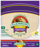 Guerrero® Fresqui-Ricas® Flour Fajita Ready to Cook Tortillas 16 ct 21.33 oz.