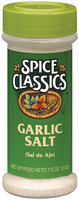 Spice Classics Garlic Salt 7.5 Oz Shaker