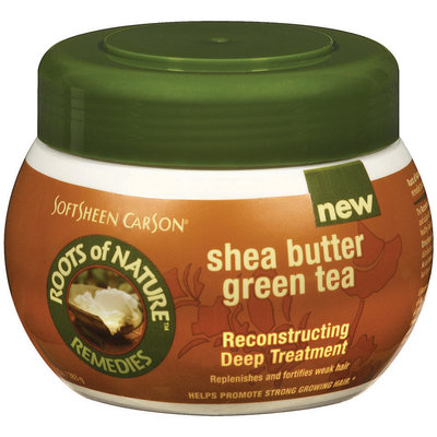 Roots of Nature Green Tea Reconstructing Deep Treatment For Hair Shea Butter 10 Oz