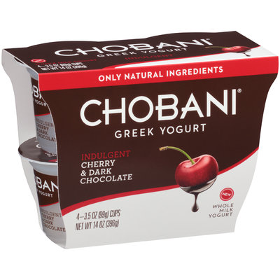 Chobani® Indulgent Cherry & Dark Chocolate Greek Yogurt