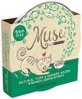 Muse by Purina Natural Tuna & Sardine Recipe in Fish Broth Cat Food 2.1 oz. Tub