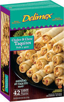 Delimex® Chicken & Cheese Taquitos 18 ct Box