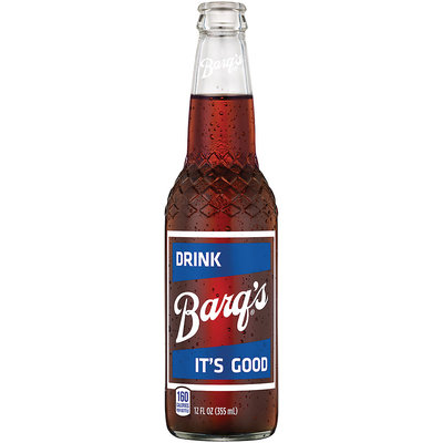 Barq's Root Beer 12 oz Glass Bottle