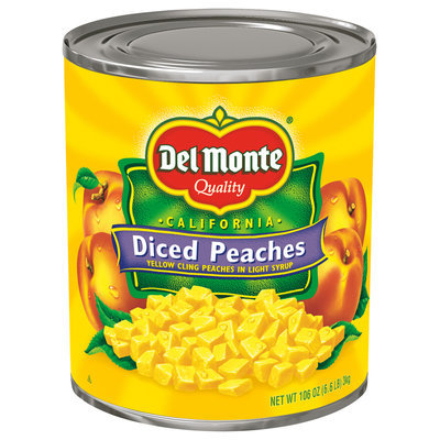 Del Monte® Diced Yellow Cling Peaches in Light Syrup