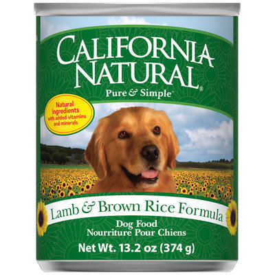 California Natural® Lamb & Brown Rice Formula Wet Dog Food 13.2 oz. Can