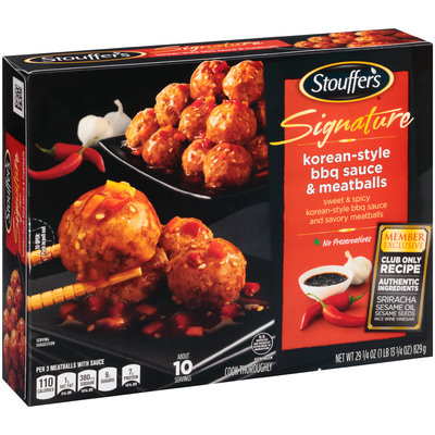 Stouffer's Signature Korean-style Bbq Sauce & Meatballs