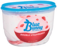 Blue Bunny Ice Cream Double Strawberry